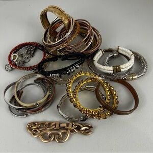 Metal Bracelets and Bangles Bundle